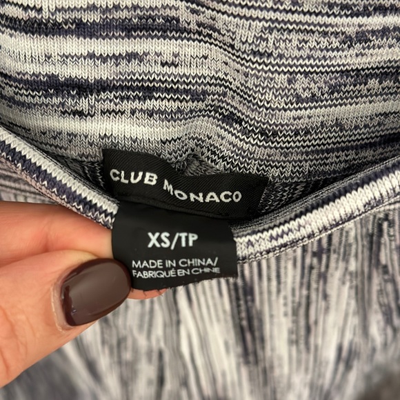Club Monaco Knit A-Line Skirt XS - Picture 2 of 5